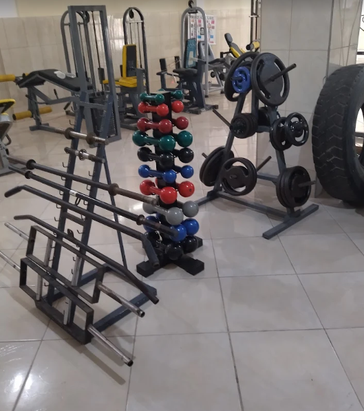 Imagem da estrutura da academia