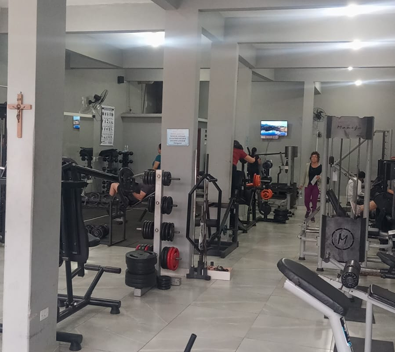Imagem da estrutura da academia