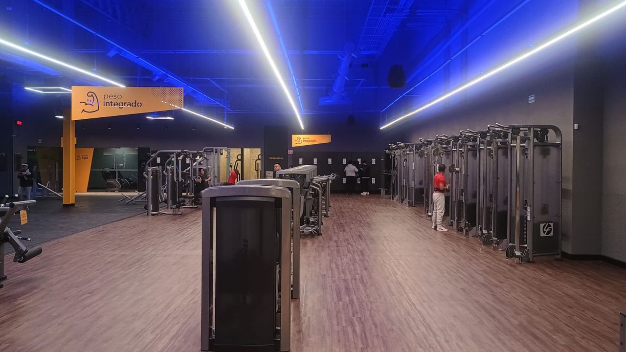 Imagem da estrutura da academia