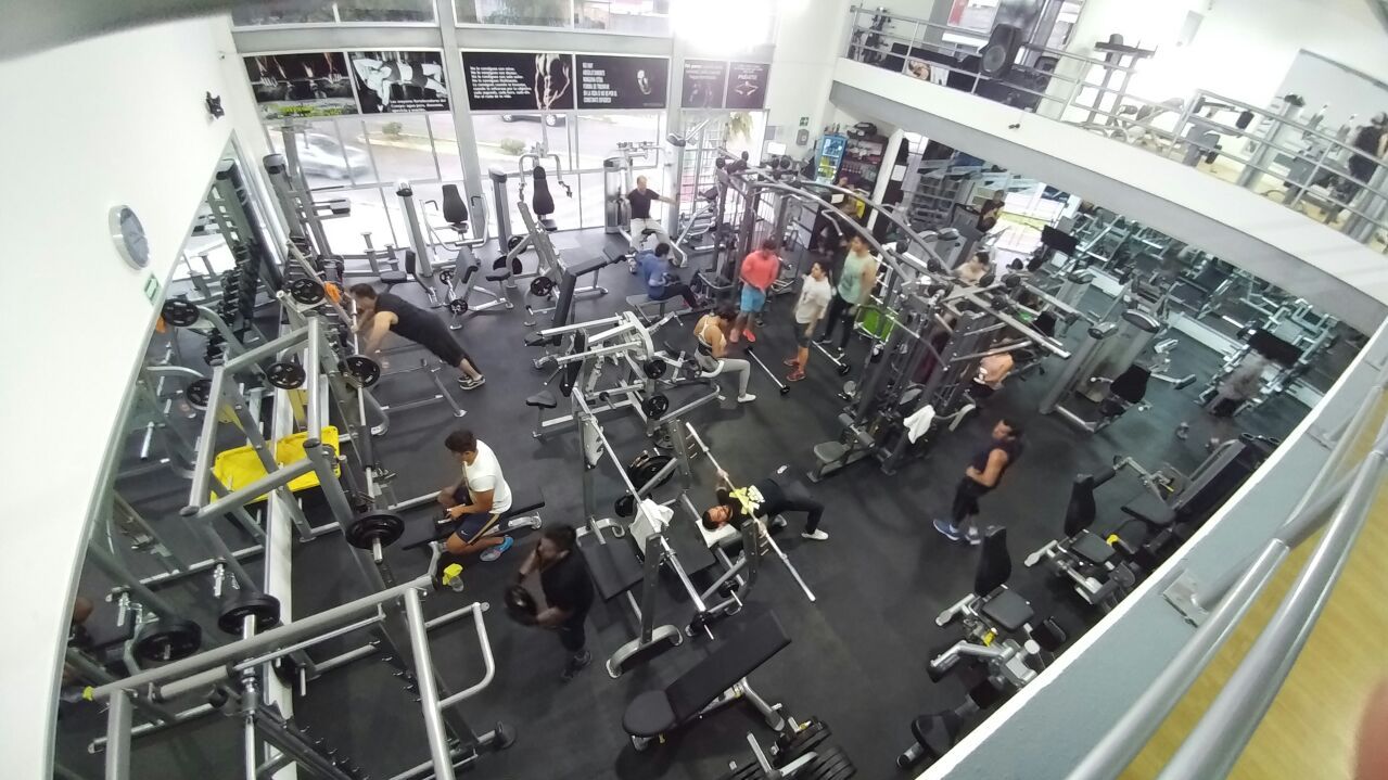 Imagem da estrutura da academia