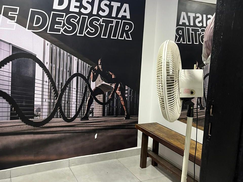 Imagem da estrutura da academia