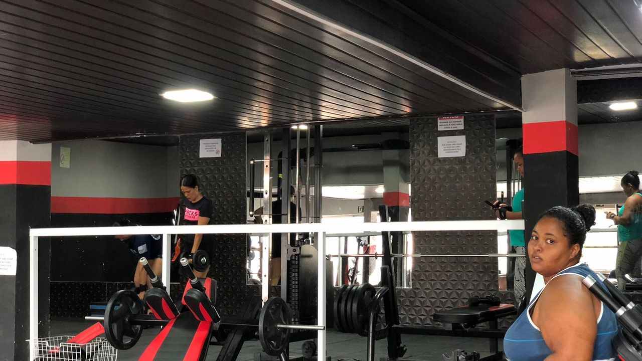 Imagem da estrutura da academia