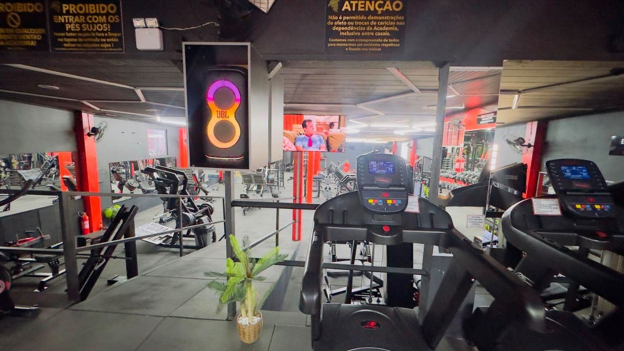 Imagem da estrutura da academia