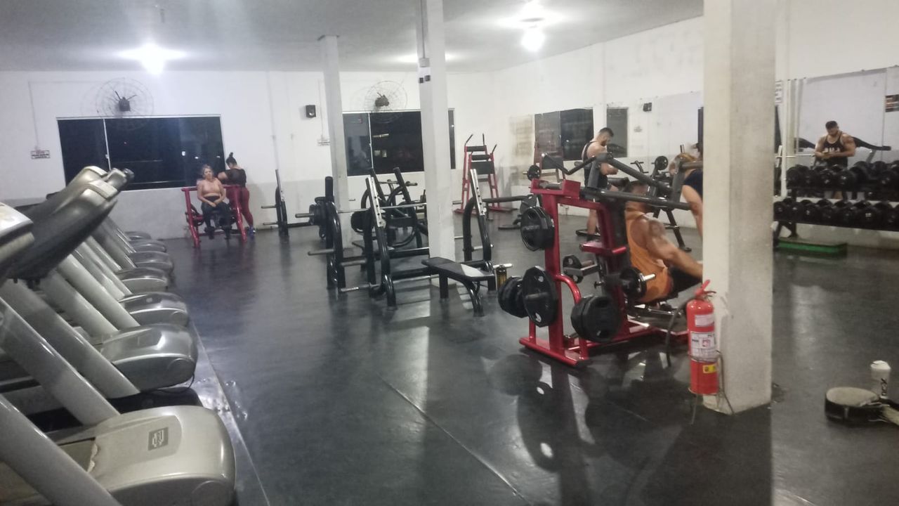 Imagem da estrutura da academia