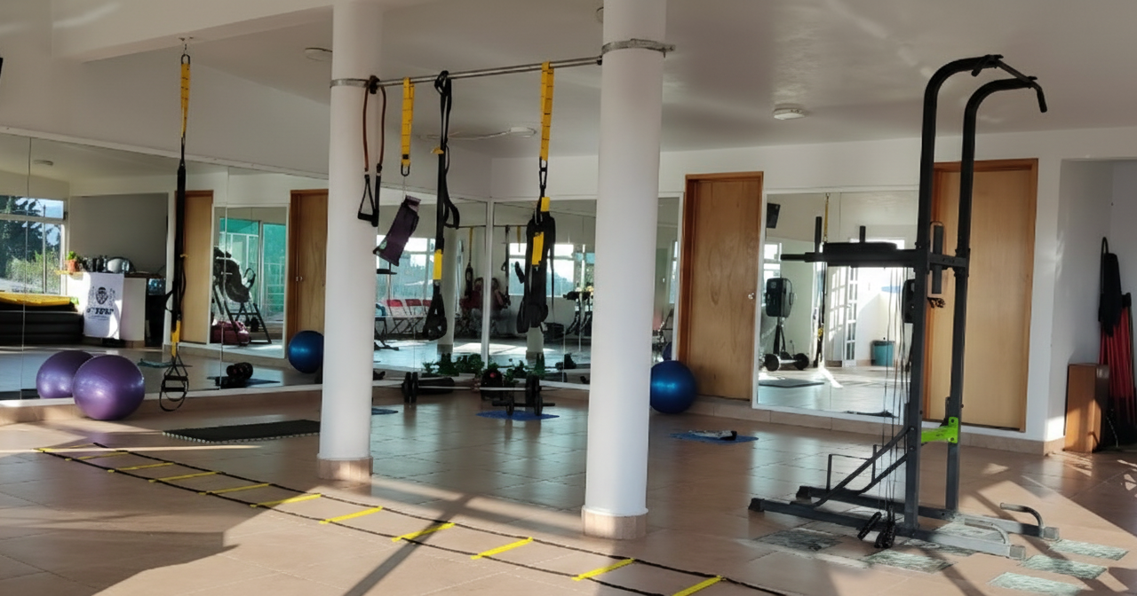 Imagem da estrutura da academia