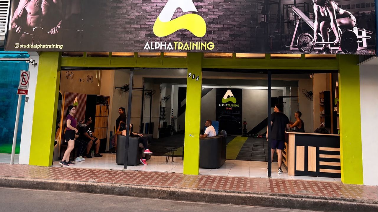 Imagem da estrutura da academia