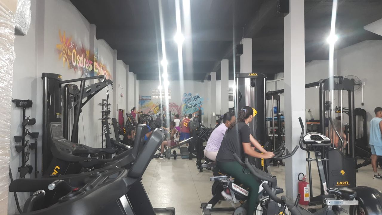 Imagem da estrutura da academia