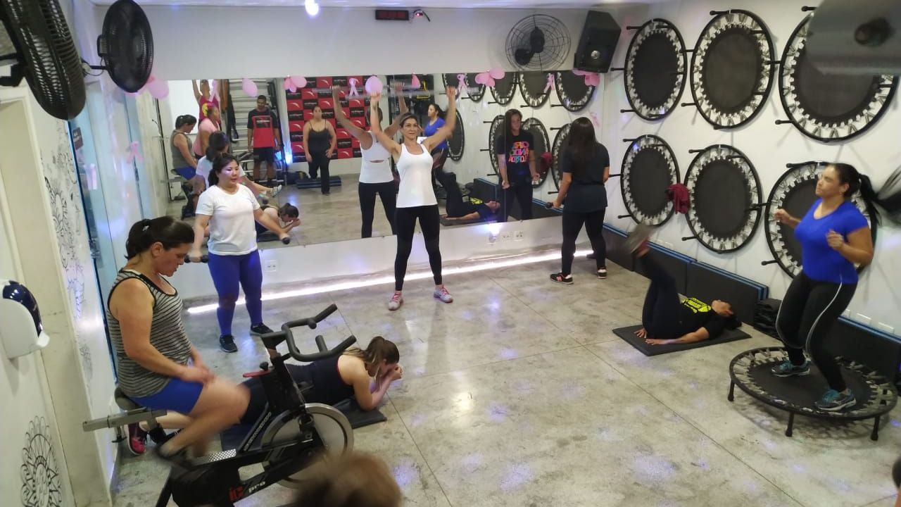 Imagem da estrutura da academia