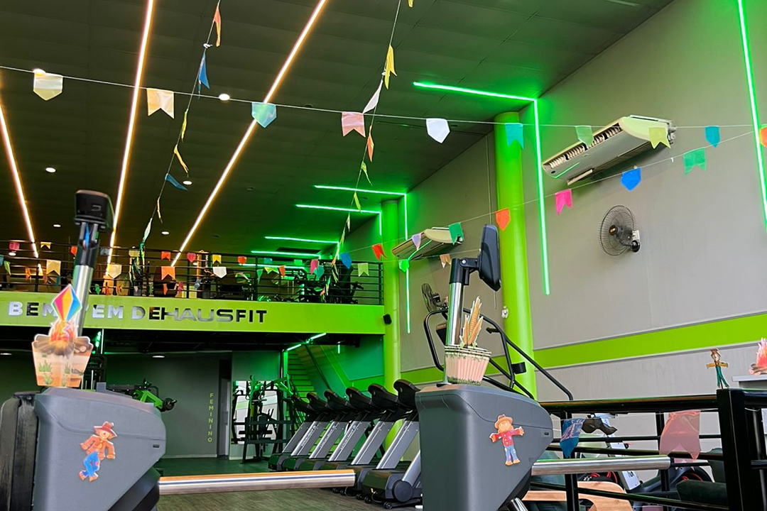 Imagem da estrutura da academia