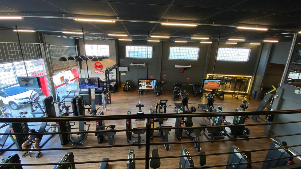 Imagem da estrutura da academia