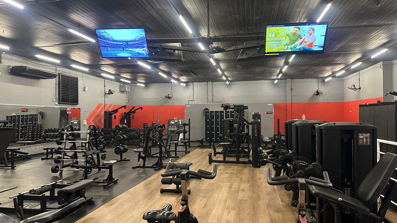 Imagem da estrutura da academia