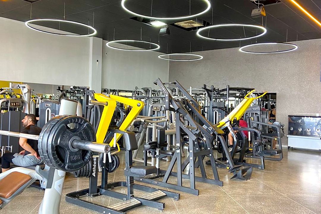 Imagem da estrutura da academia