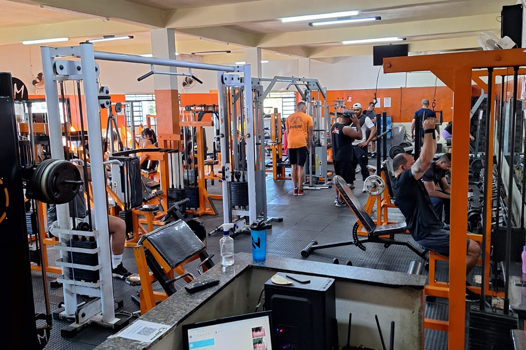 Imagem da estrutura da academia