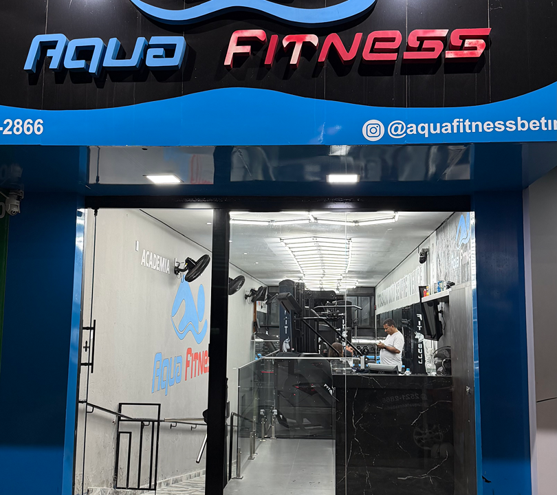 Imagem da estrutura da academia