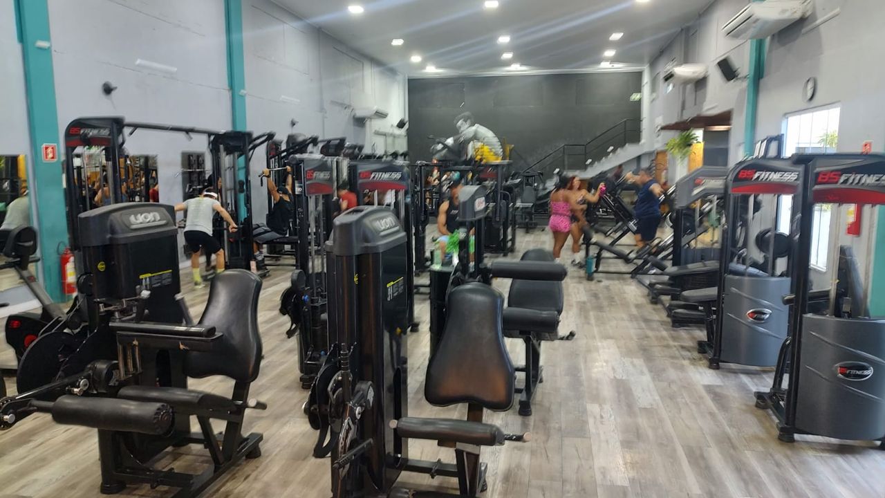 Imagem da estrutura da academia