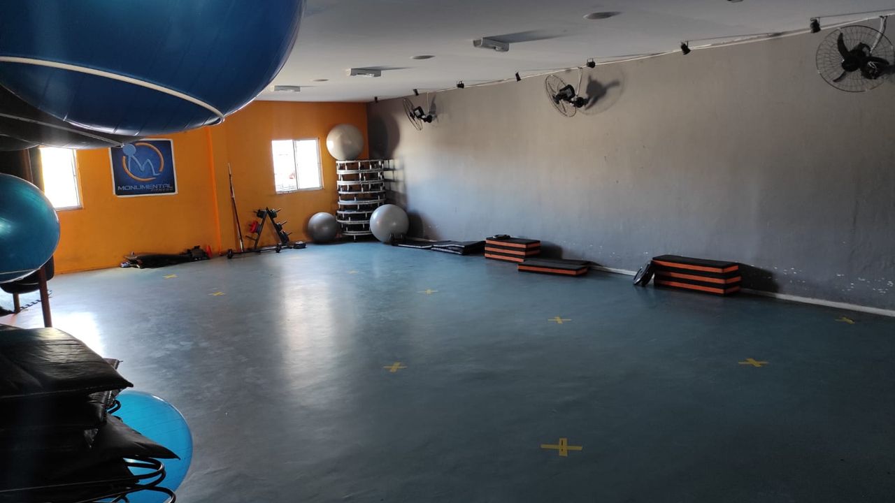 Imagem da estrutura da academia