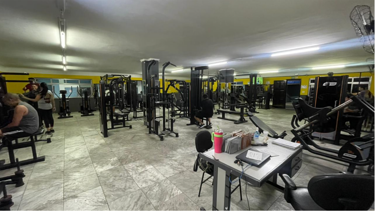 Imagem da estrutura da academia