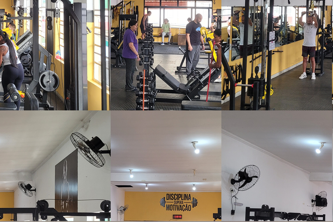 Imagem da estrutura da academia