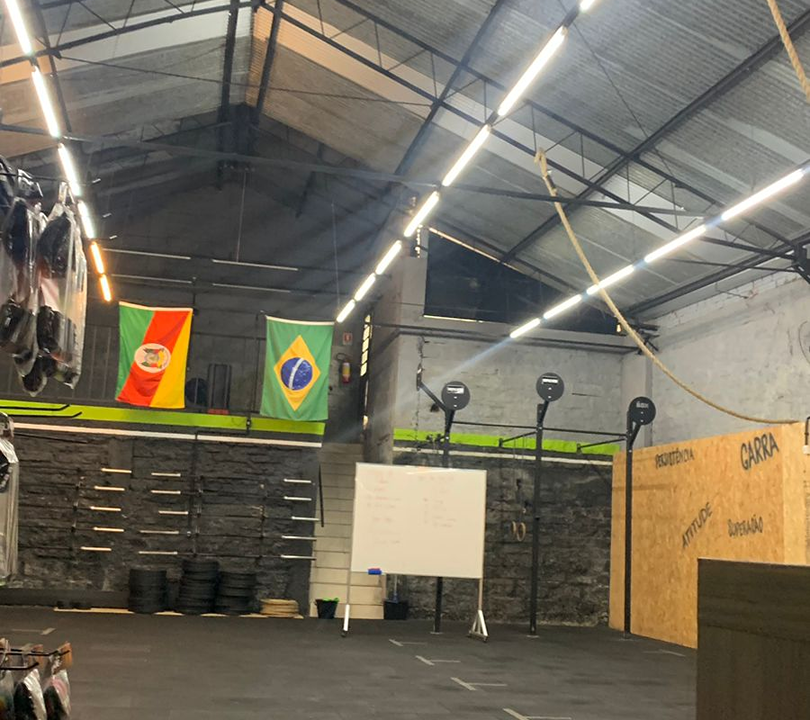 Imagem da estrutura da academia