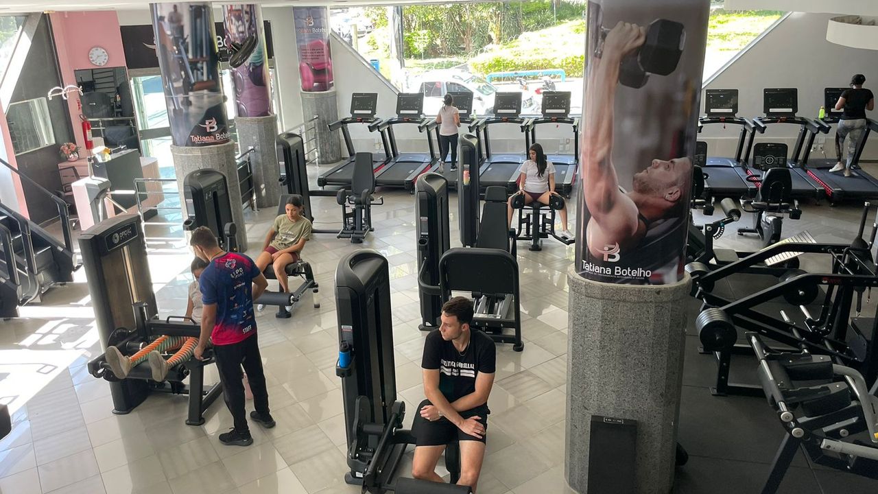 Imagem da estrutura da academia