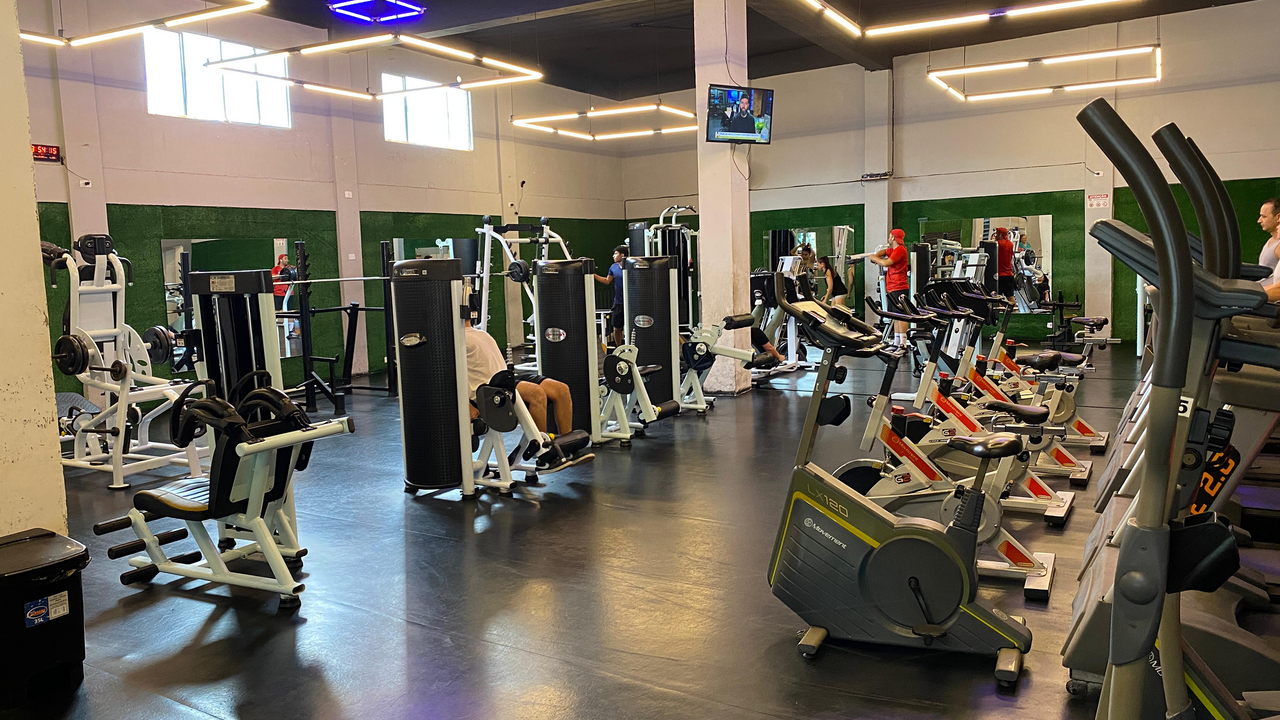 Imagem da estrutura da academia