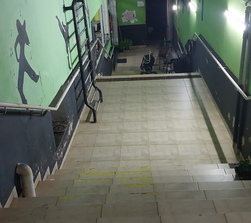 Imagem da estrutura da academia