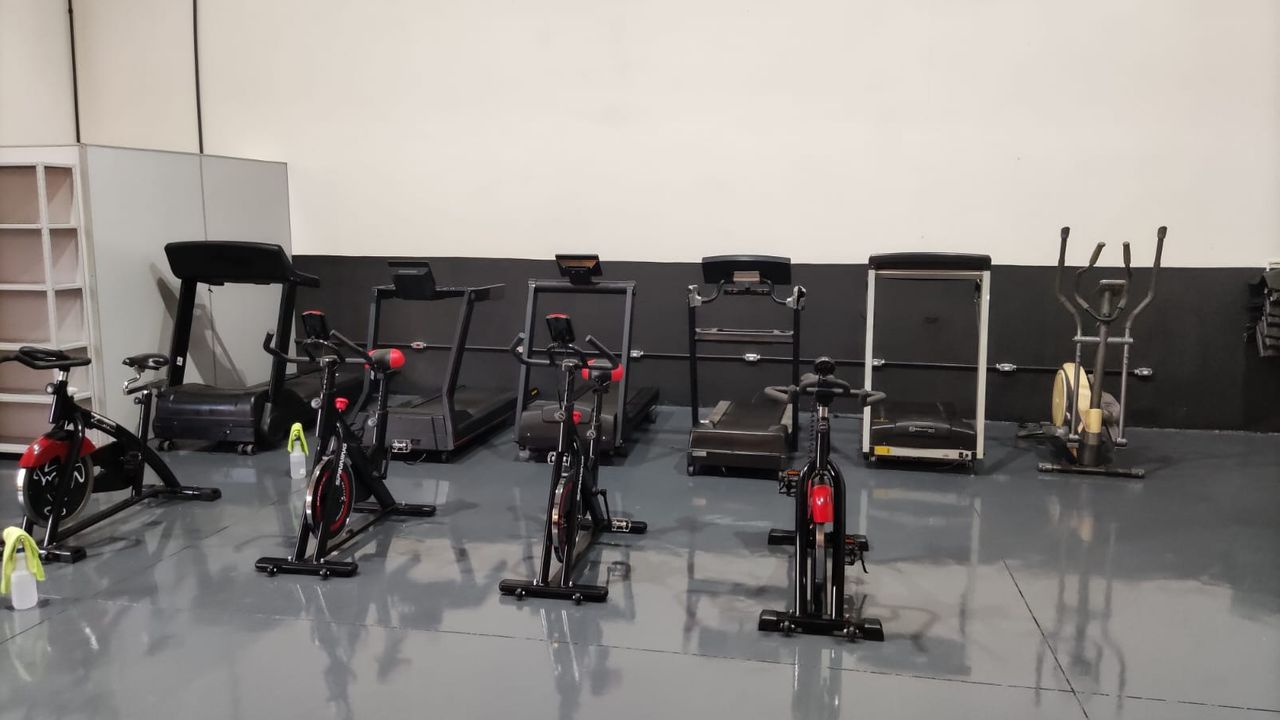 Imagem da estrutura da academia