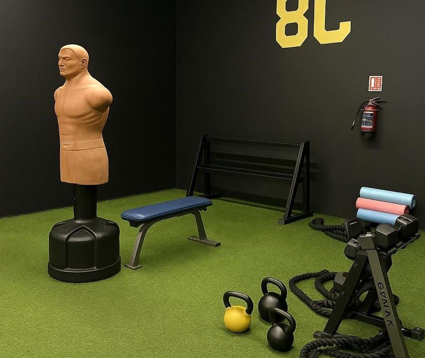 Imagem da estrutura da academia