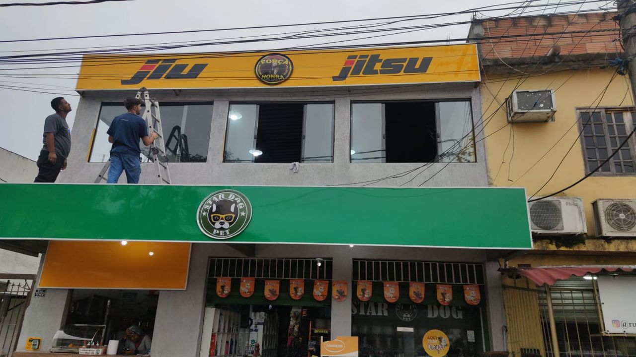 Imagem da estrutura da academia