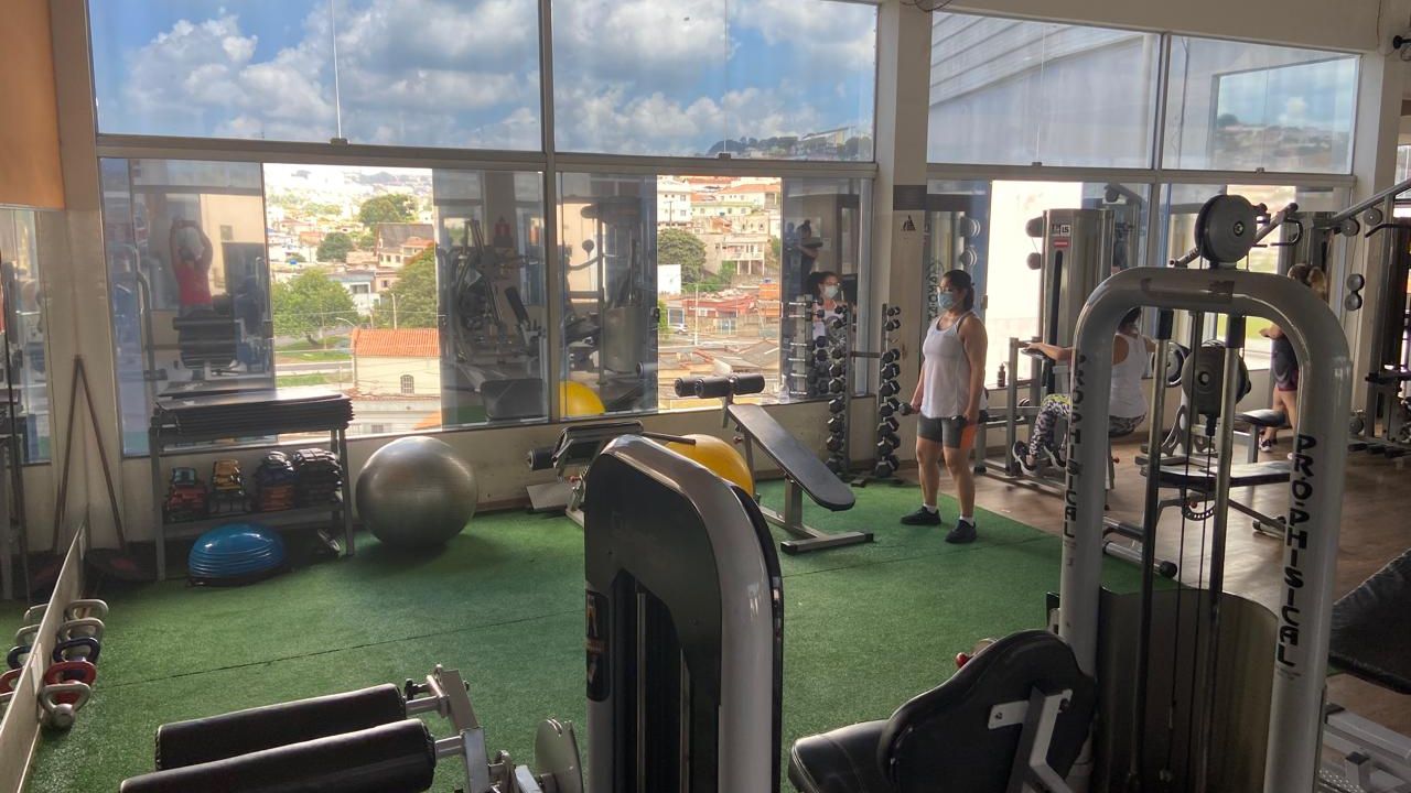 Imagem da estrutura da academia