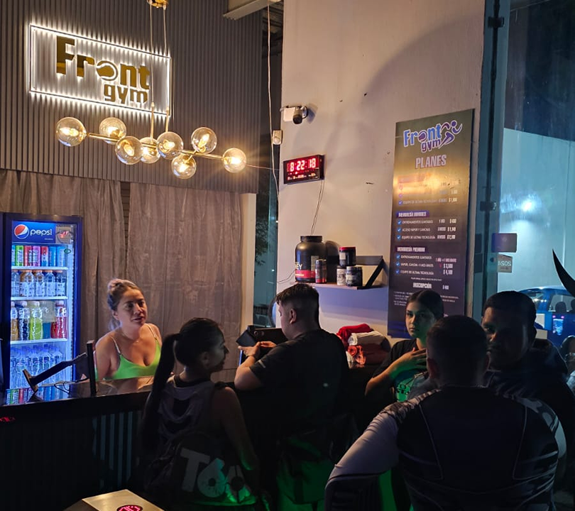 Imagem da estrutura da academia