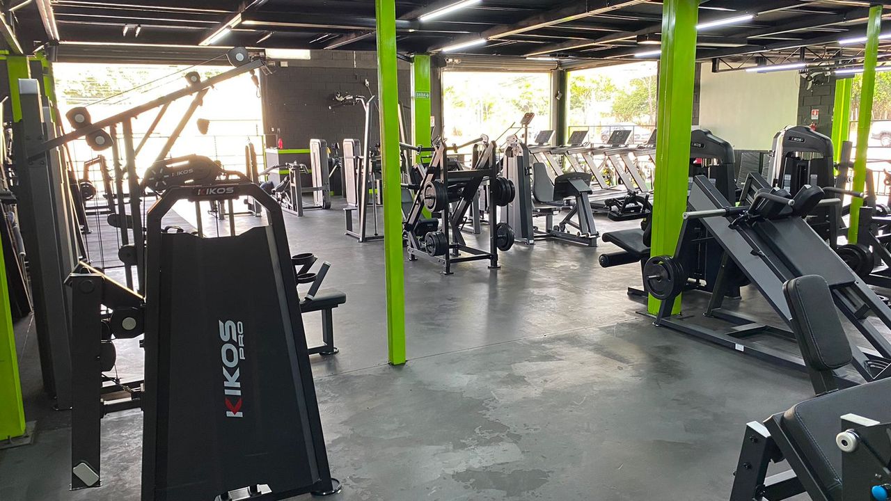 Imagem da estrutura da academia