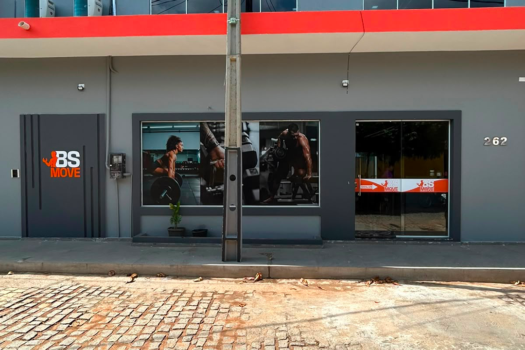 Imagem da estrutura da academia