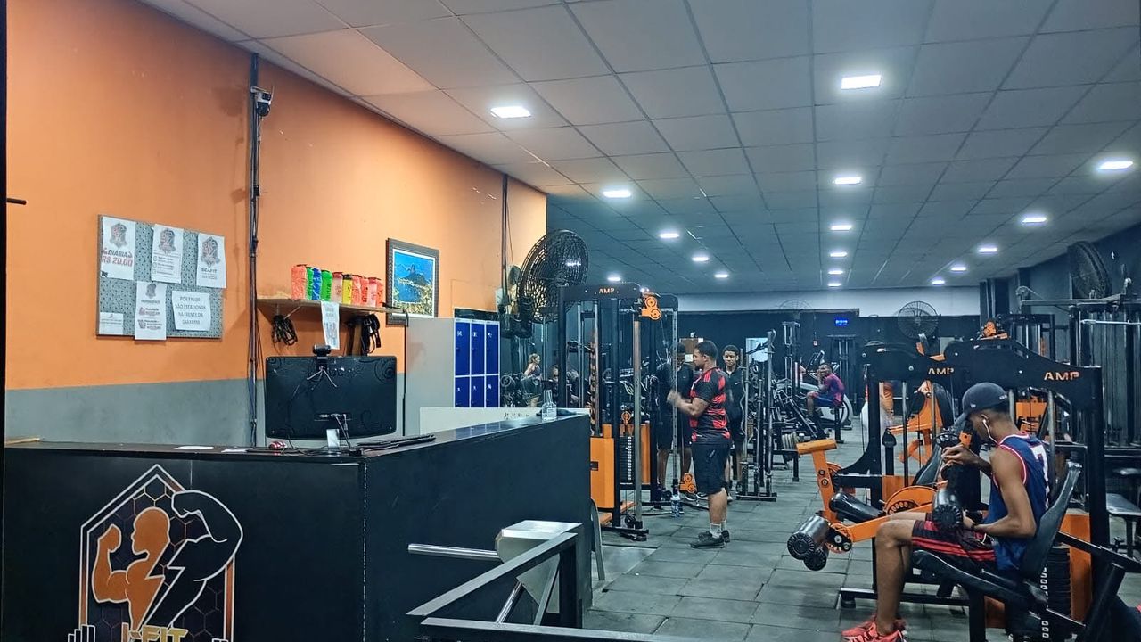 Imagem da estrutura da academia