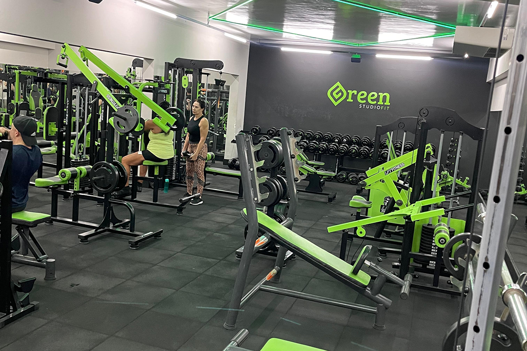 Imagem da estrutura da academia