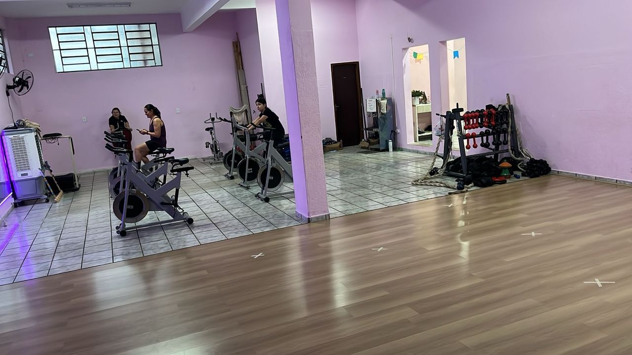 Imagem da estrutura da academia
