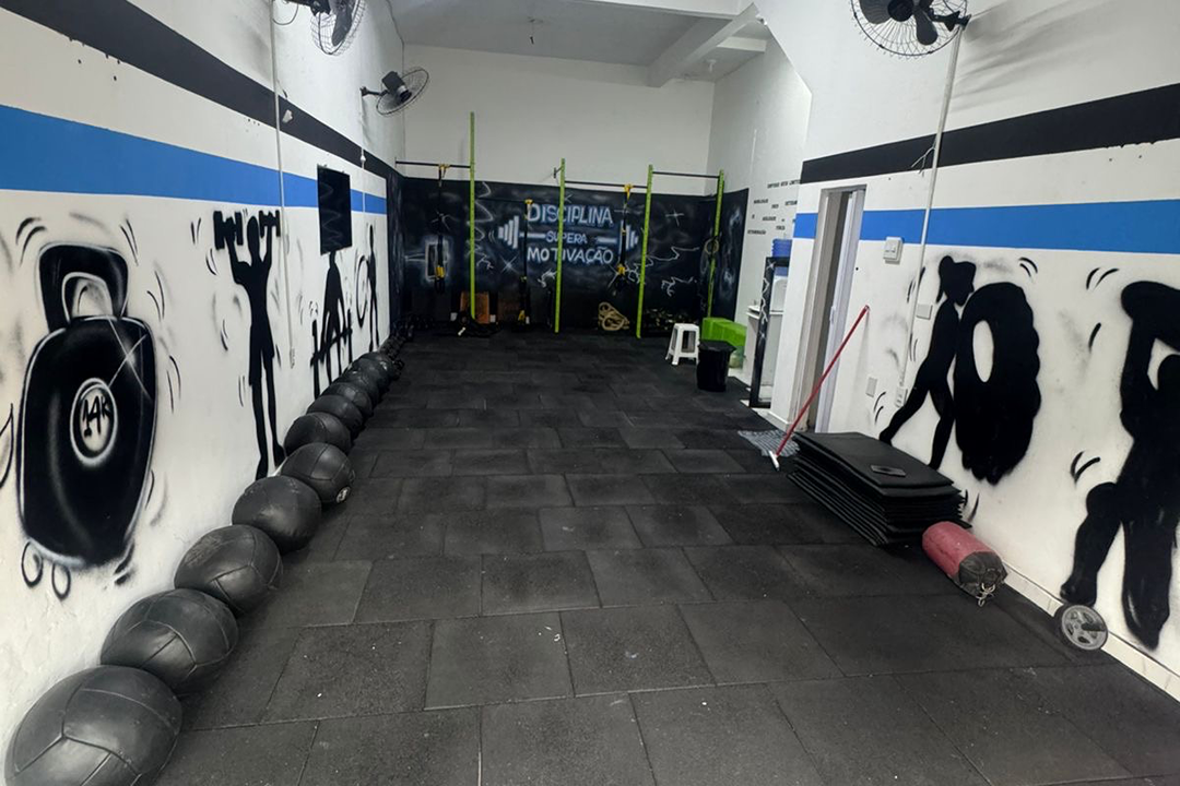 Imagem da estrutura da academia