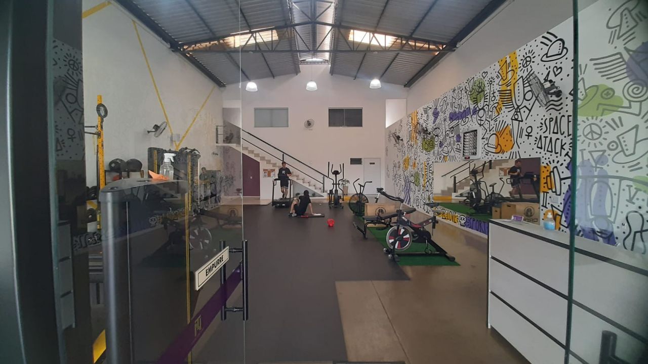 Imagem da estrutura da academia