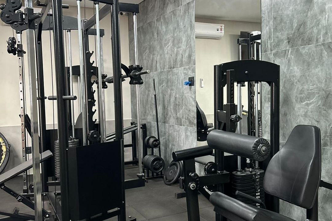 Imagem da estrutura da academia