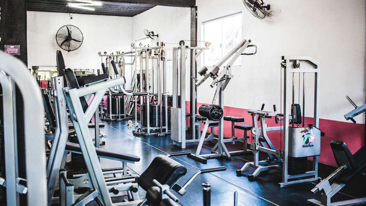 Imagem da estrutura da academia