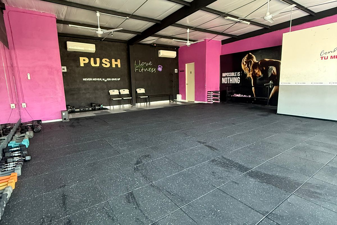 Imagem da estrutura da academia