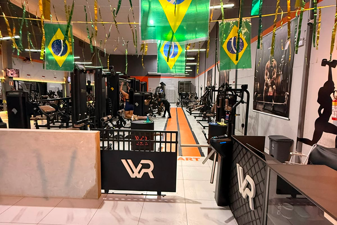 Imagem da estrutura da academia