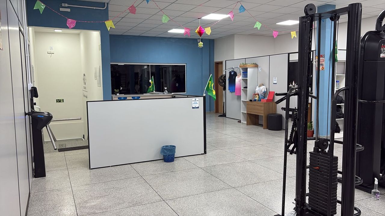 Imagem da estrutura da academia