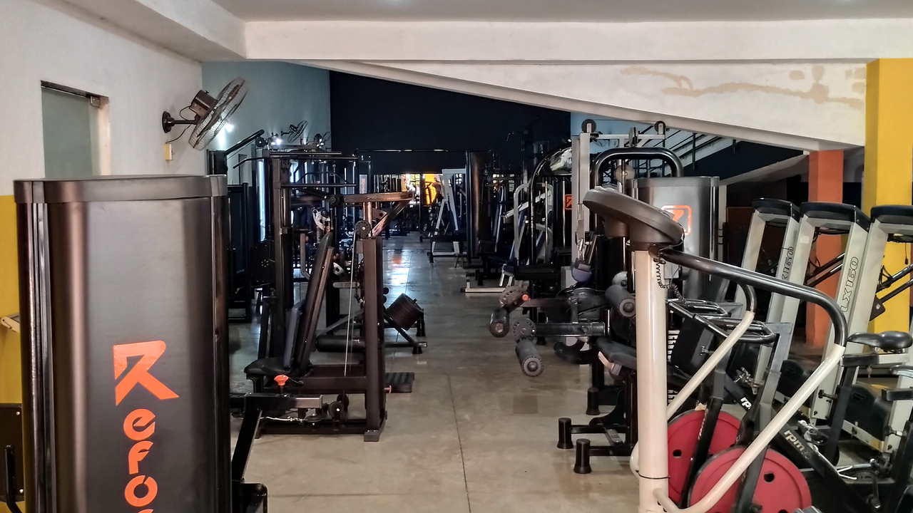 Imagem da estrutura da academia