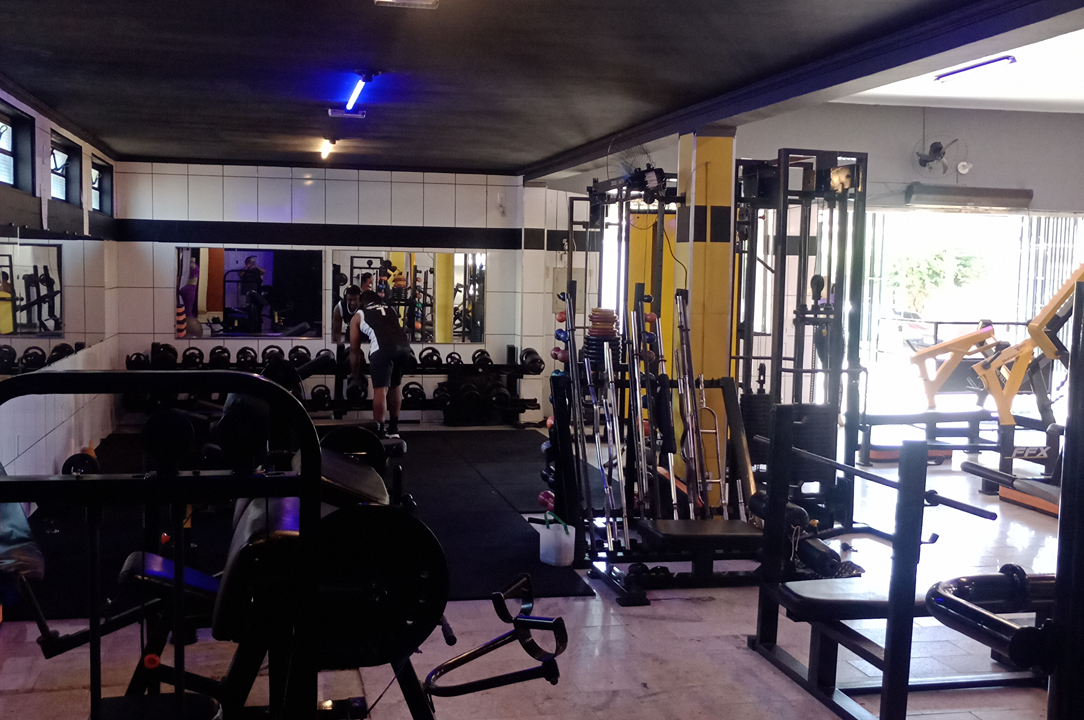 Imagem da estrutura da academia