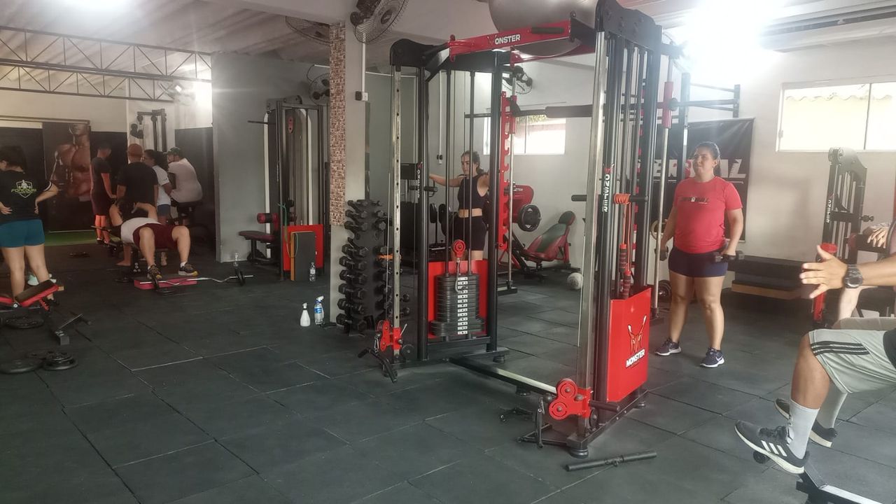 Imagem da estrutura da academia