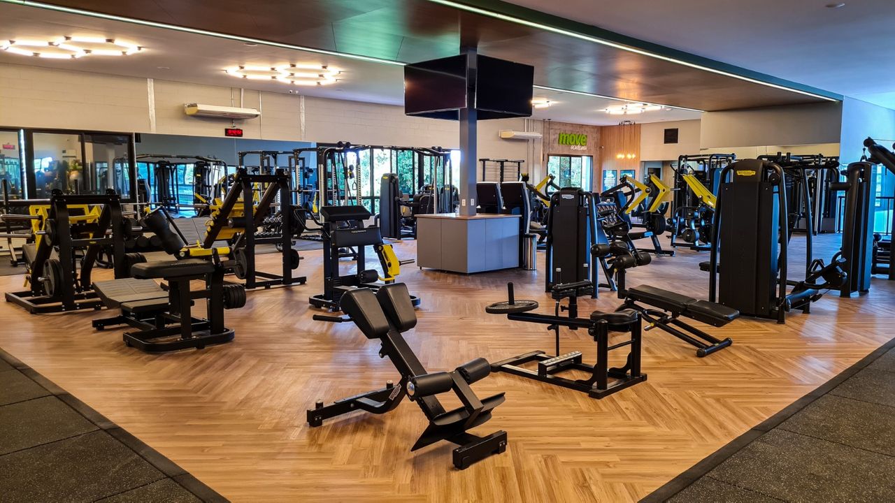 Imagem da estrutura da academia