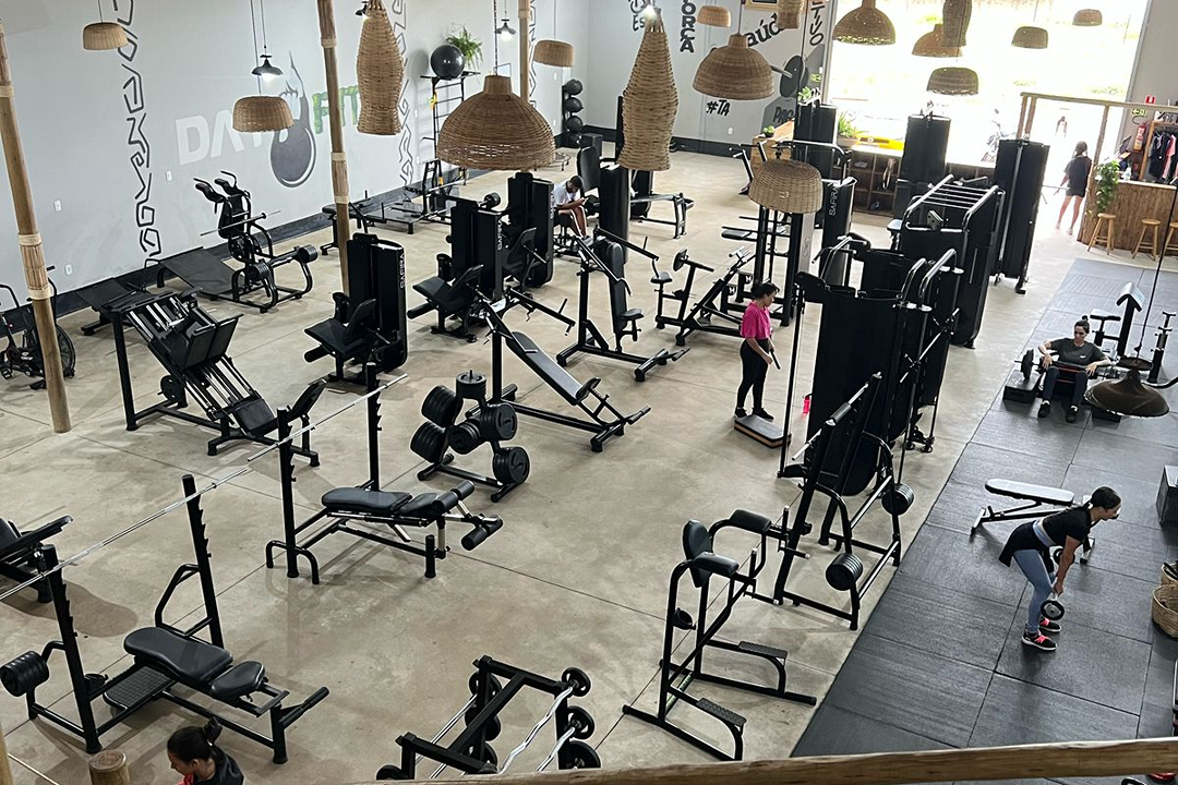 Imagem da estrutura da academia