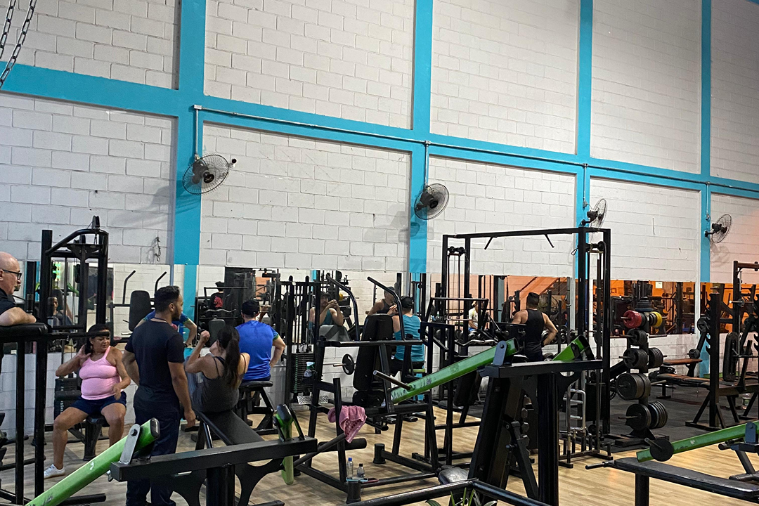 Imagem da estrutura da academia