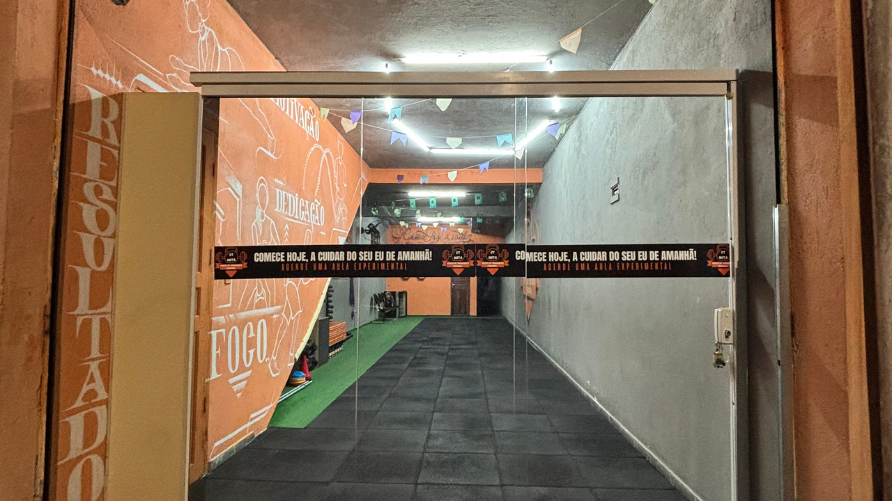 Imagem da estrutura da academia